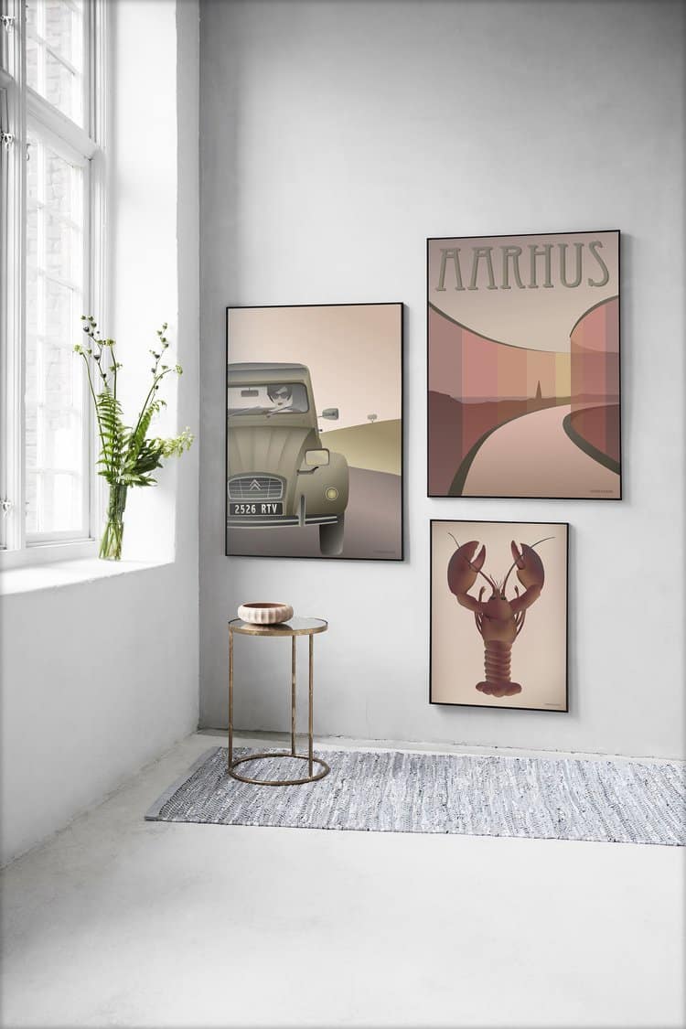 Sammensæt din egen billedvæg med plakater, der tilsammen udgør ”the perfect pair”